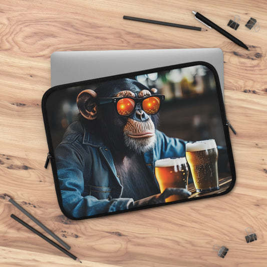 Funky Monkey Drinking Beer